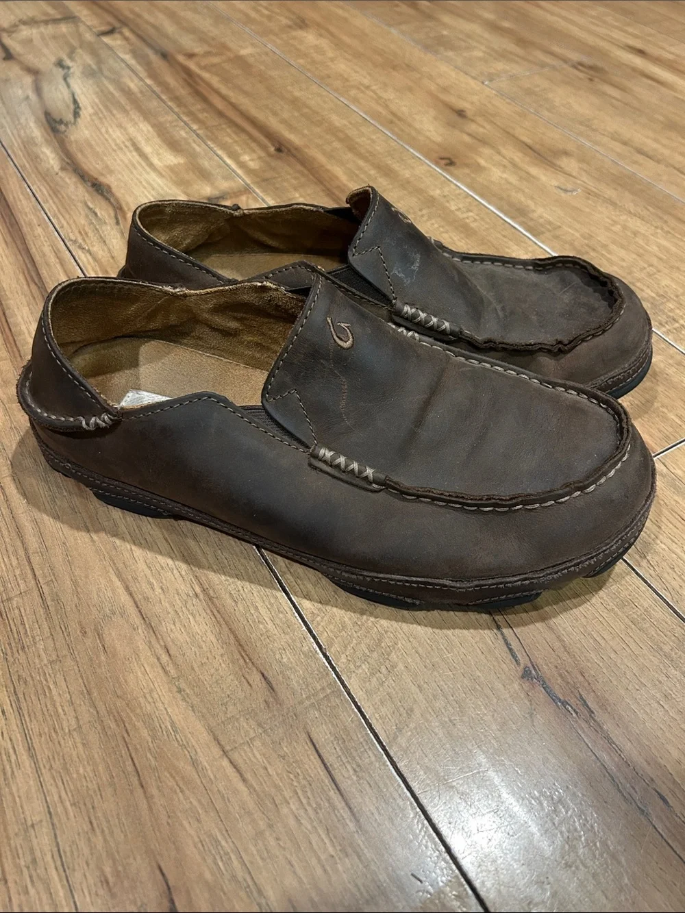 OLUKAI MOLOA SLIP - ON Men’s 8.5 Brown